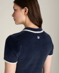 Eyelash Knit Polo