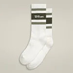 Crew Stripe Script Socks