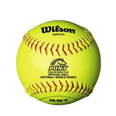Pony League Leather Polycore Softballs 1 DZ
