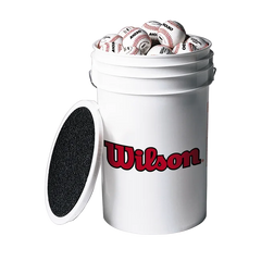 A1030 Baseballs in Bucket - 3 Dozen