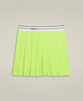 Mesh Pleated Skort