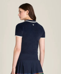 Eyelash Knit Polo