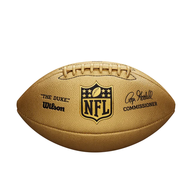 NFL The Duke Metallic Edition Football - Gold