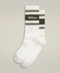 Crew Stripe Script Socks