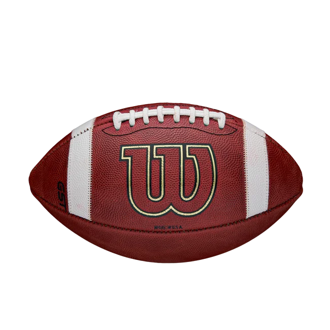 GST Red Leather Game Football