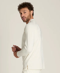 M Alley Half-Zip LS Tee