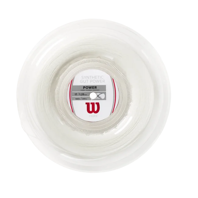 Synthetic Gut Power 17 Tennis String - 200m Reel