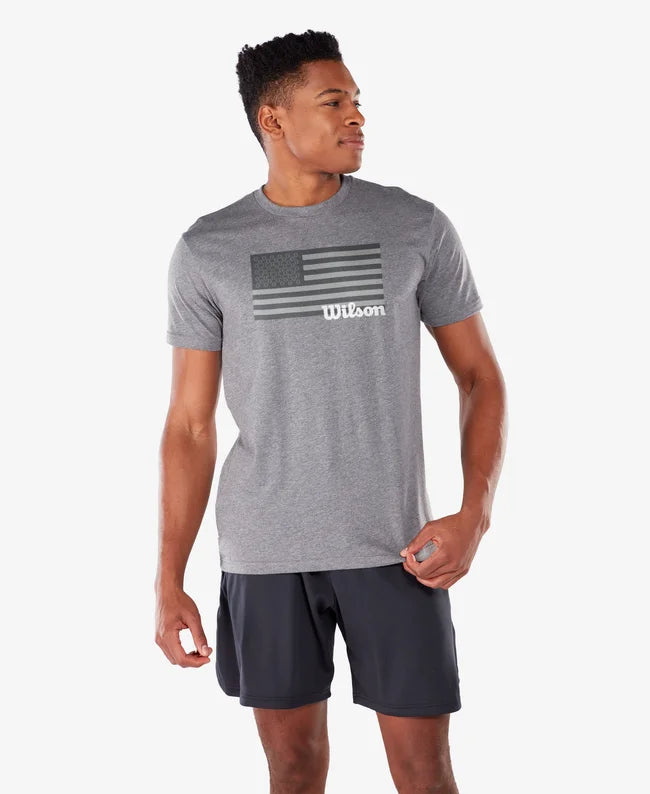 Wilson Flag Charcoal Tee