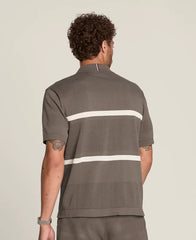 Lafayette Button-up Knit Polo
