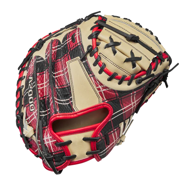 2024 Omaha Plaid A2000 M1SS 33.5” Baseball Catcher’s Mitt