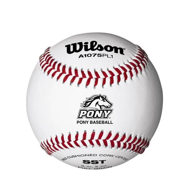 A1075 TOURNAMENT SERIES PONY BASEBALLS 1 DZ