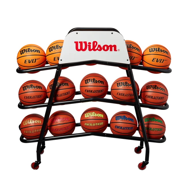 Deluxe Basketball Cart - 15 Ball