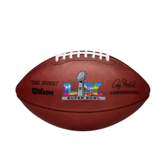 Super Bowl LX Game Football with Team Names