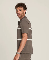 Lafayette Button-up Knit Polo