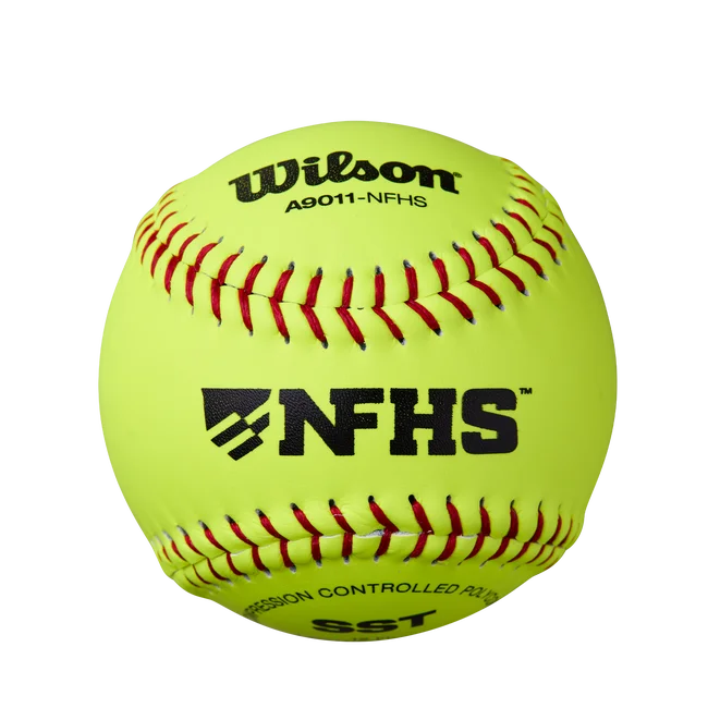 A9011 Collegiate-HS NFHS Leather Polycore Softballs