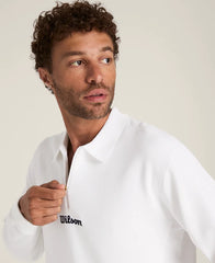 Technical Flat Knit Pop-Over